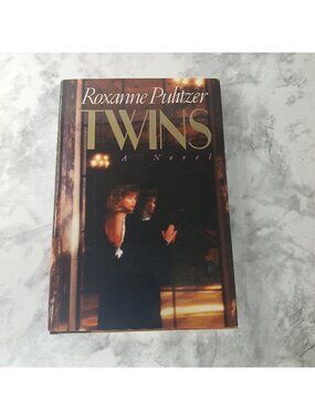 Twins by Roxanne Pulitzer Hardcover Novel 1990 Villard Books Vintage Fiction